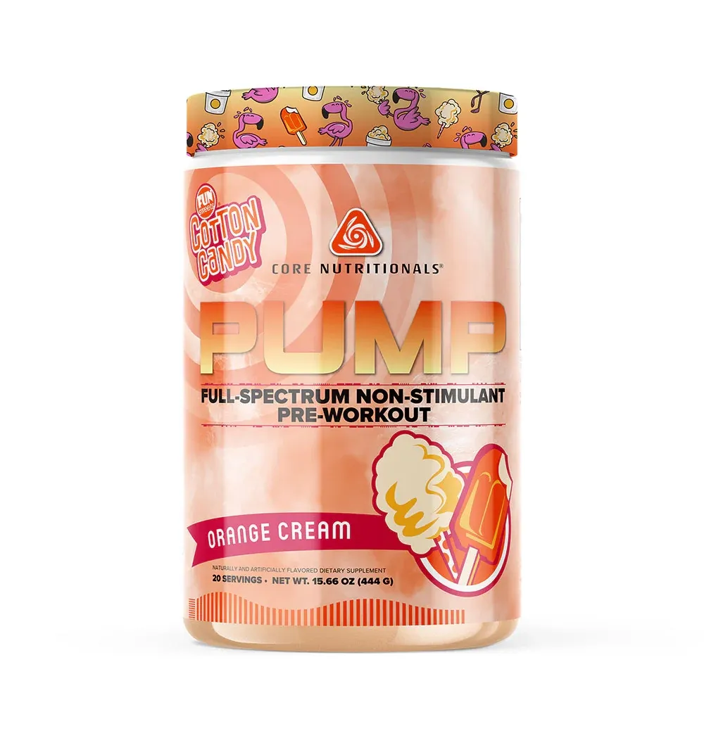 Core Nutritionals Pump, Flavor: Fun Sweets Orange Cream (new formula), Size: 30 Servings