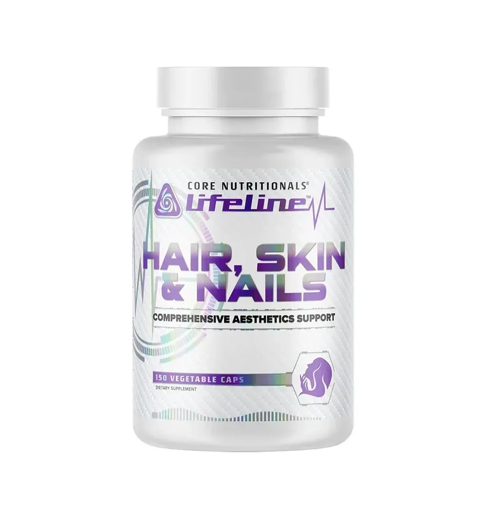 Core Nutritionals Lifeline Series Hair Skin &amp; Nails, Size: 150 Capsules