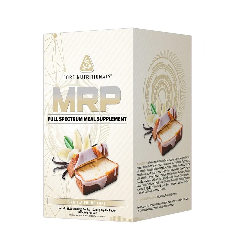 Core Nutritionals MRP Packs, Flavor: Vanilla Poundcake, Size: 10 Packets