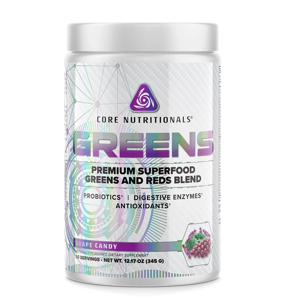 Core Nutritionals Greens, Flavor: Grape Candy, Size: 30 Servings