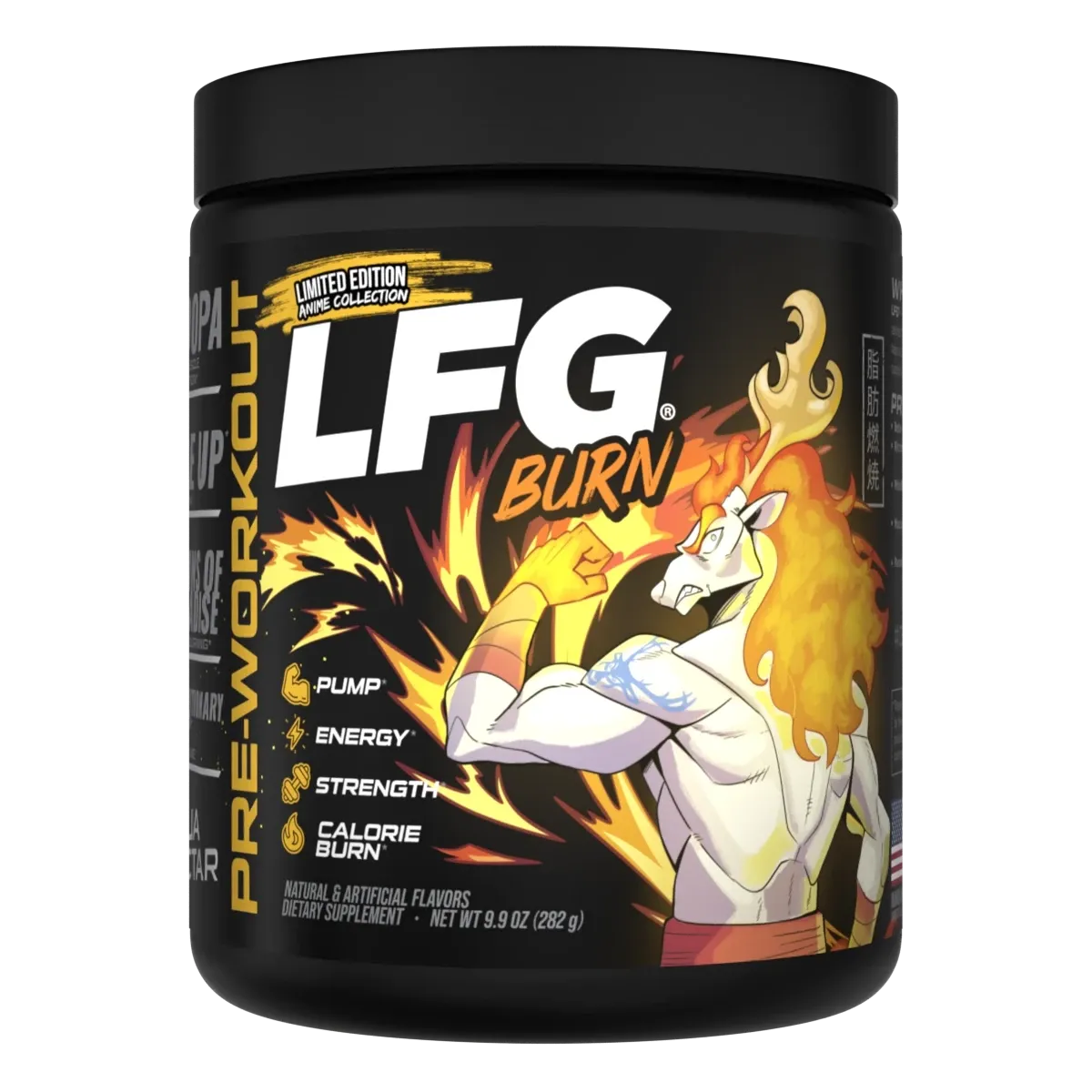 Bucked Up LFG Burn Thermogenic Pre-Workout, Flavor: Anime (Plum/Pear), Size: 30 Servings