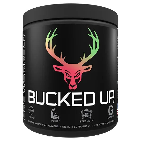 Bucked Up Pre-Workout, Flavor: Strawberry Kiwi, Size: 30 Servings