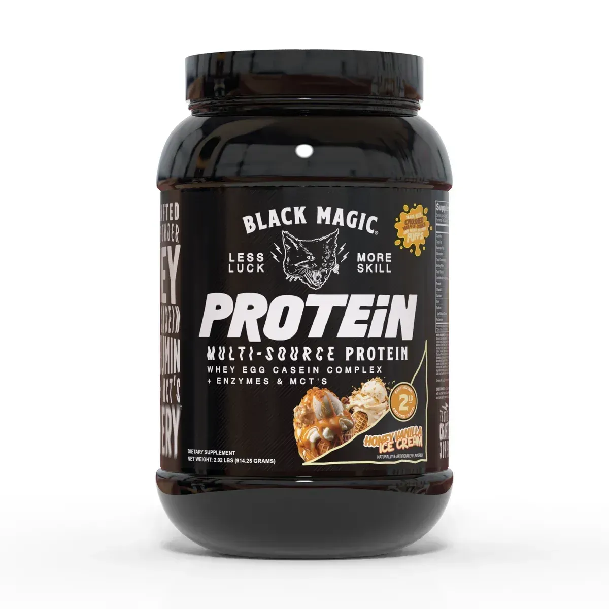 Black Magic Multi-Source Protein, Flavor: Honey Vanilla Ice Cream, Size: 25 Servings