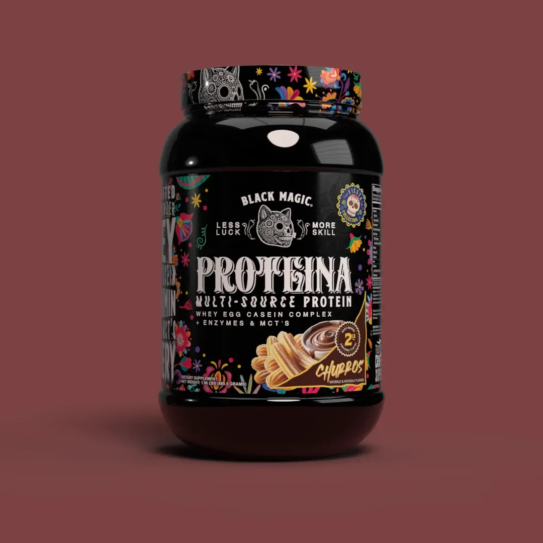 Black Magic Multi-Source Protein, Flavor: Churros [Fiesta Edition], Size: 25 Servings