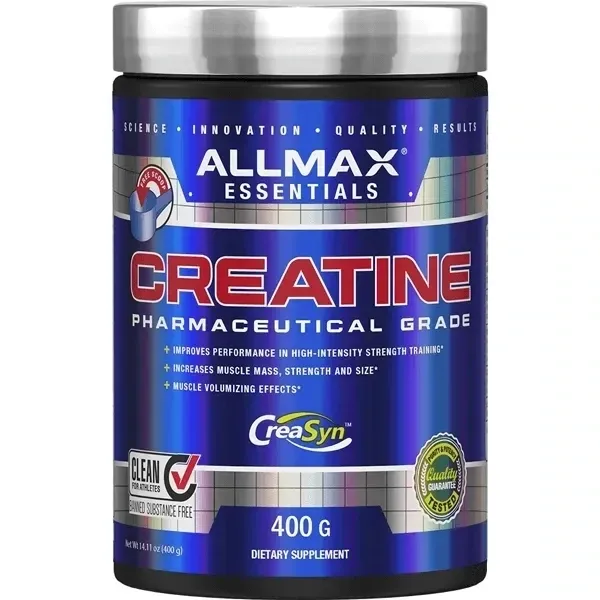AllMax Creatine Monohydrate 400 g, Flavor: Unflavored, Size: 400 g