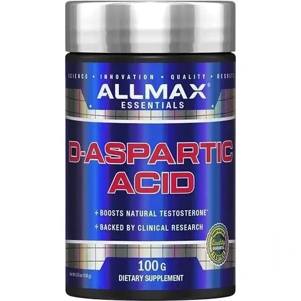 AllMax D-Aspartic Acid, Flavor: Unflavored, Size: 100 g