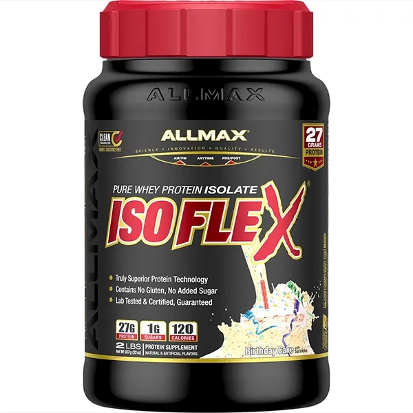 Allmax Isoflex 2 lb, Flavor: Birthday Cake, Size: 2 lb