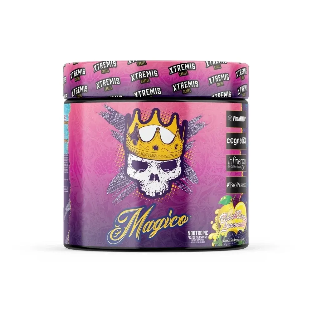 Xtremis Cartel Magico Nootropic, Flavor: Blackberry Lemonade, Size: 40/20 Servings