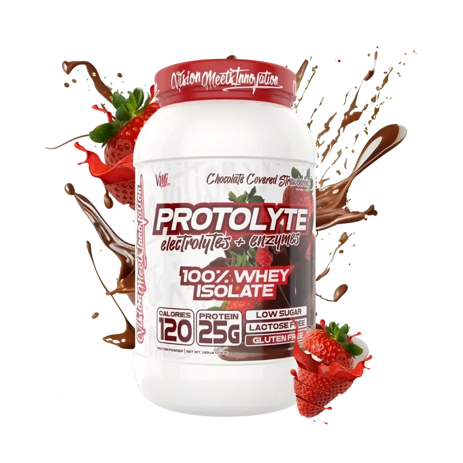 VMI Sports Protolyte 100% Isolate Protein 25 Servings, Flavor: Chocolate Covered Strawberries, Size: 25 Servings