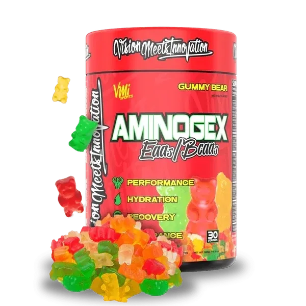 VMI Sports Aminogex Ultra BCAAs, Flavor: Gummy Bear, Size: 30 Servings