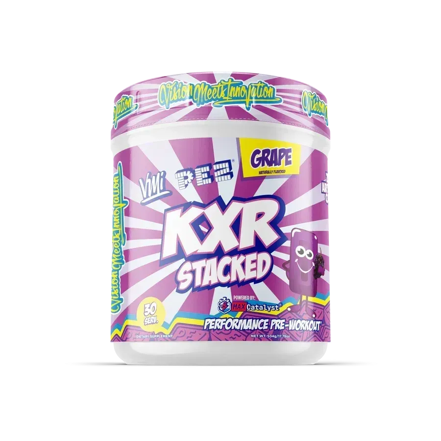 VMI Sports K-XR Stacked Pre-Workout, Flavor: PEZ Grape, Size: 30 Servings