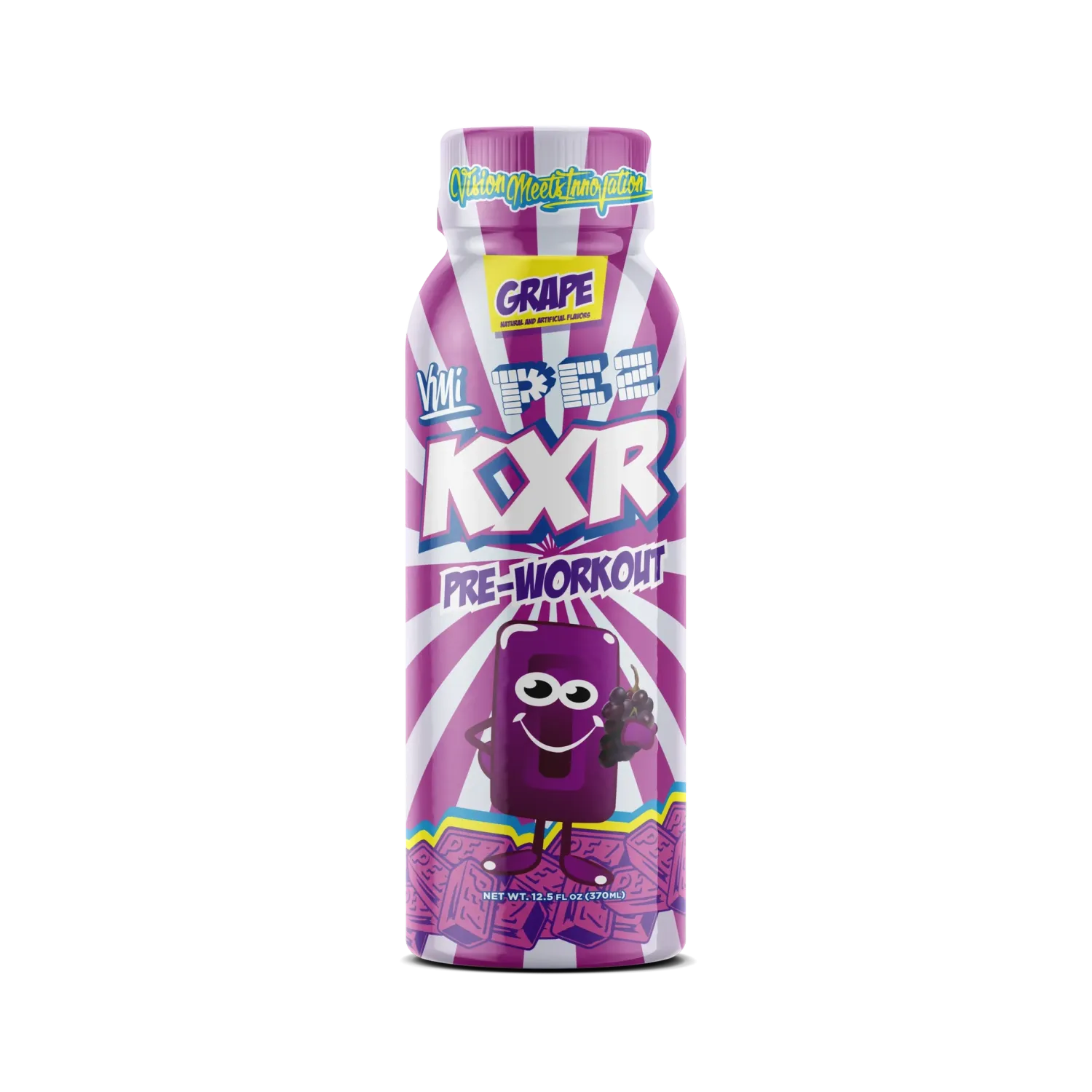 VMI Sports KXR Pre-Workout RTD, Flavor: PEZ Grape, Notice: Limit 12 bottles; overages refunded., Size: 1 Bottle / 12.5 fl oz