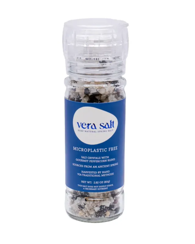 Vera Salt Crystals with Peppercorn
