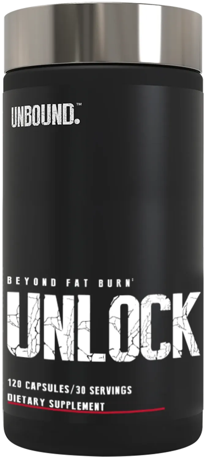 Unbound Unlock Fat Burner, Size: 120 Capsules