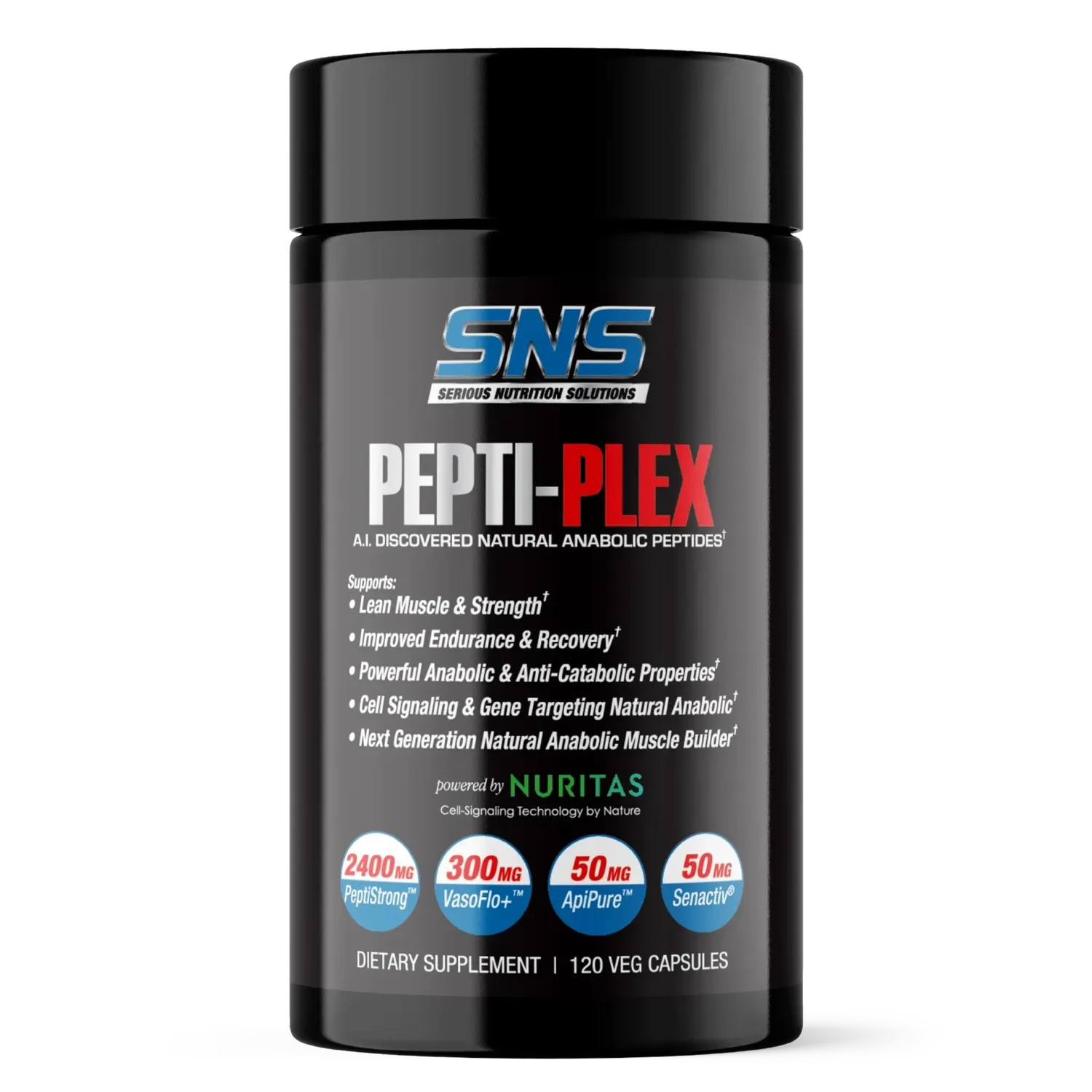 Serious Nutrition Solutions Pepti-Plex, Size: 120 Capsules