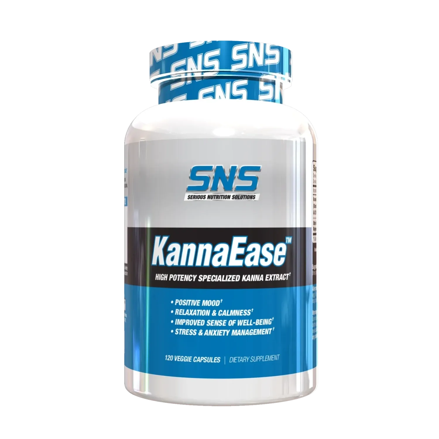 Serious Nutrition Solutions KannaEase, Size: 120 Capsules