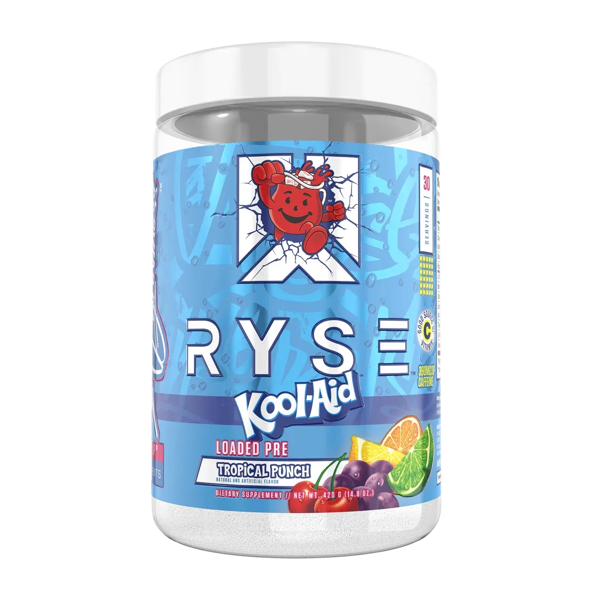 Ryse Core Series Loaded Pre, Flavor: Kool-Aid, Size: 30 Servings