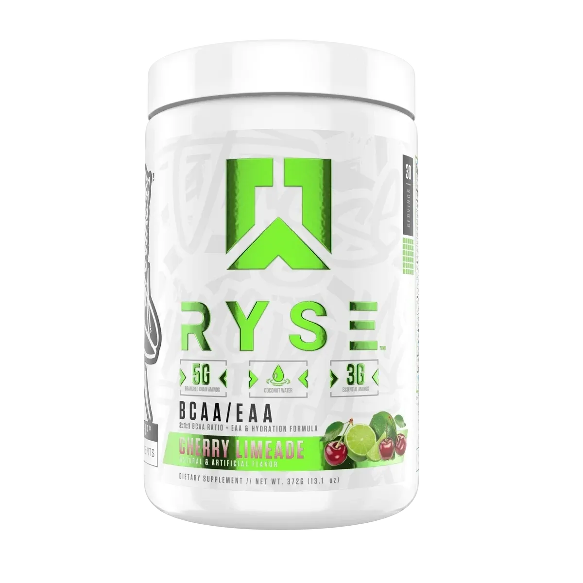 Ryse BCAA + EAA, Flavor: Cherry Limeade, Size: 30 Servings