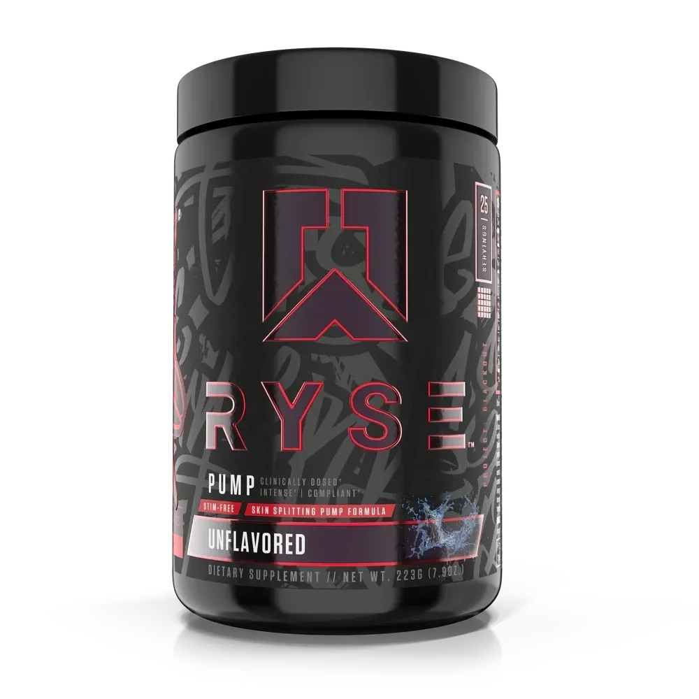 Ryse Project Blackout Pump Powder, Flavor: Unflavored, Size: 25 Servings