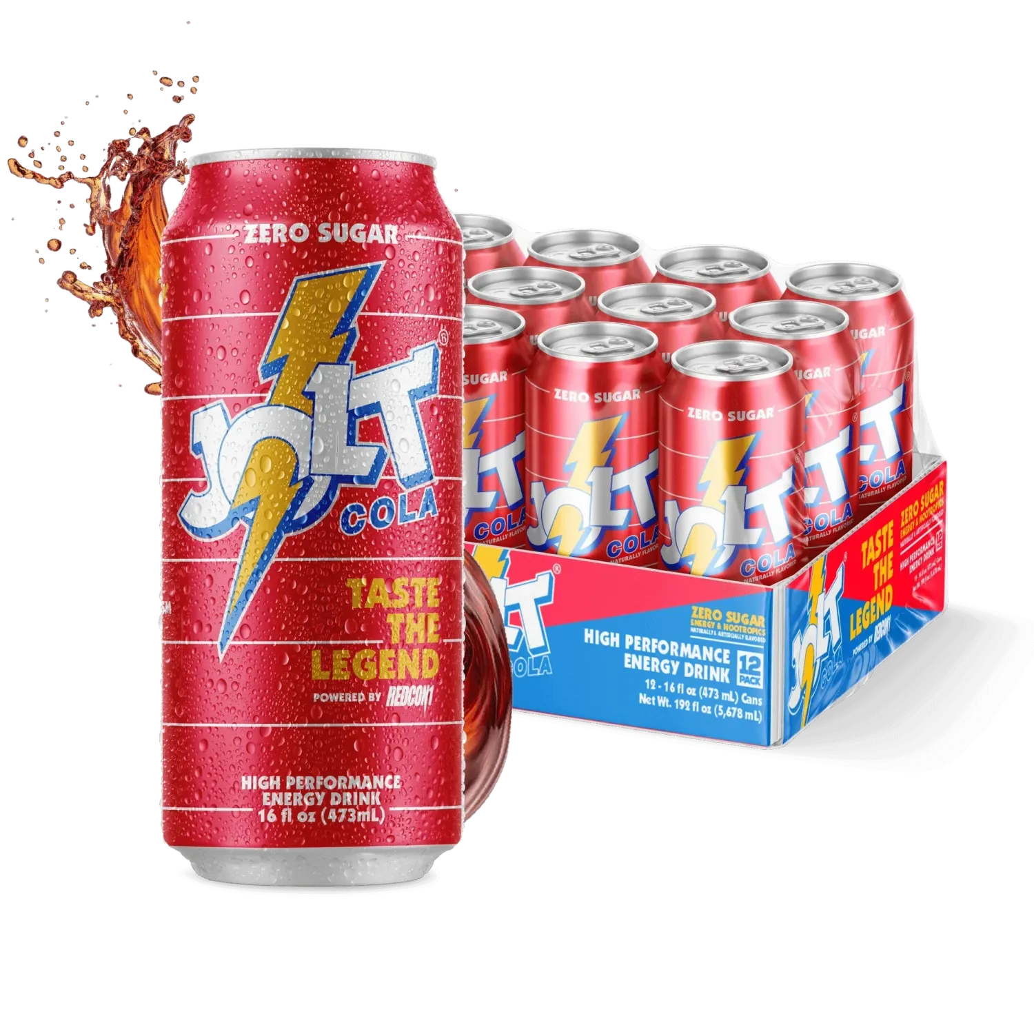 Redcon1 Jolt Cola High Performance Energy Drink, Flavor: Jolt Cola, Notice: Limit 12 cans; overages refunded., Size: 16 fl oz