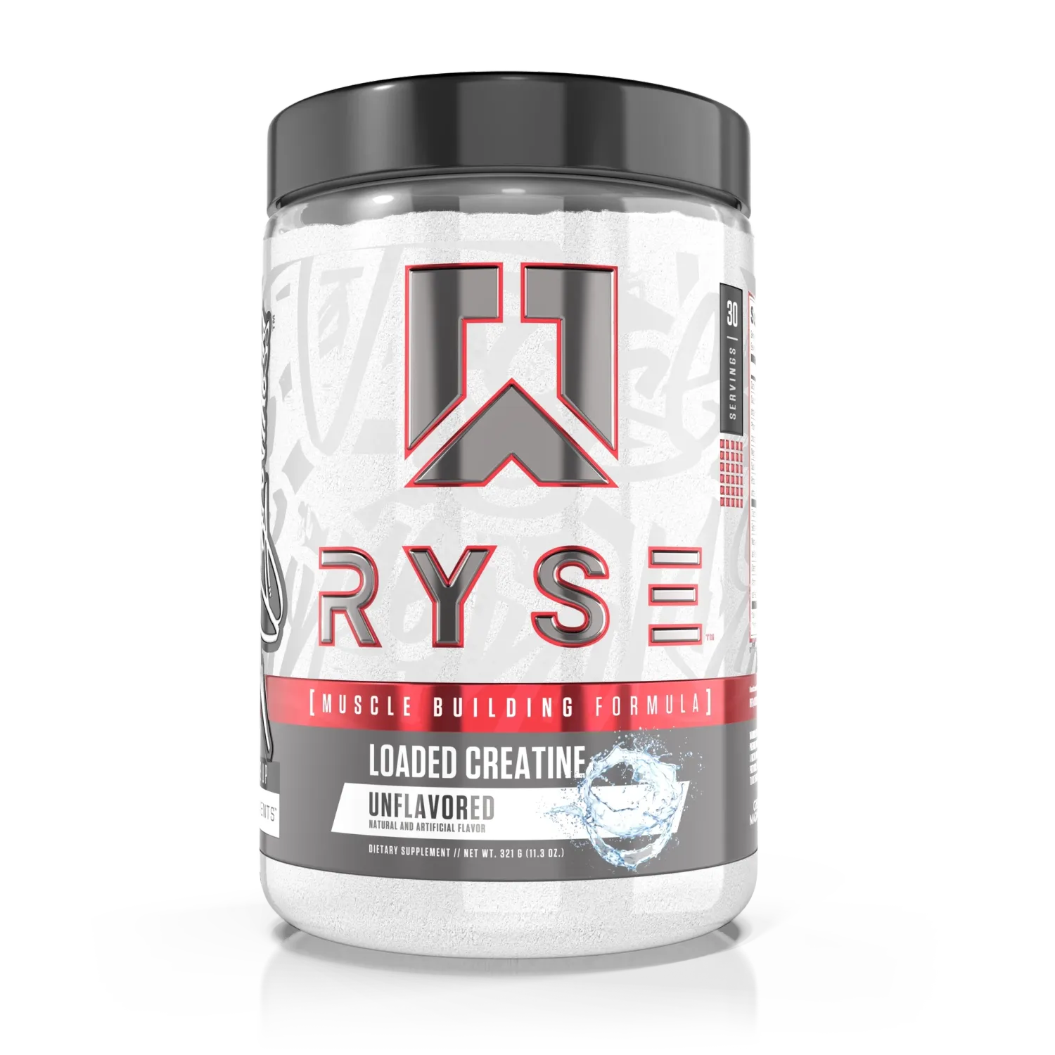 Ryse Loaded Creatine, Flavor: Unflavored, Size: 30 Servings