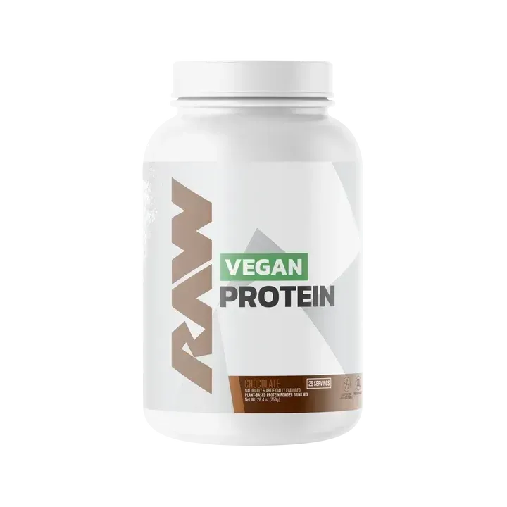 Raw Nutrition Raw Vegan Protein, Flavor: Chocolate, Size: 25 Servings
