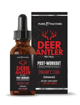 Pure Factors Professional PRO IGF T 1100 Deer Velvet Antler Extract