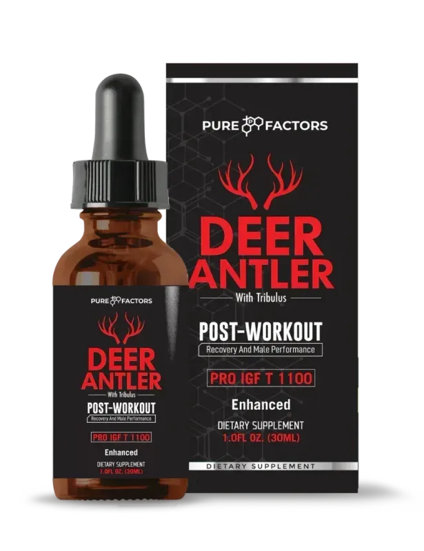 Pure Factors Professional PRO IGF T 1100 Deer Velvet Antler Extract