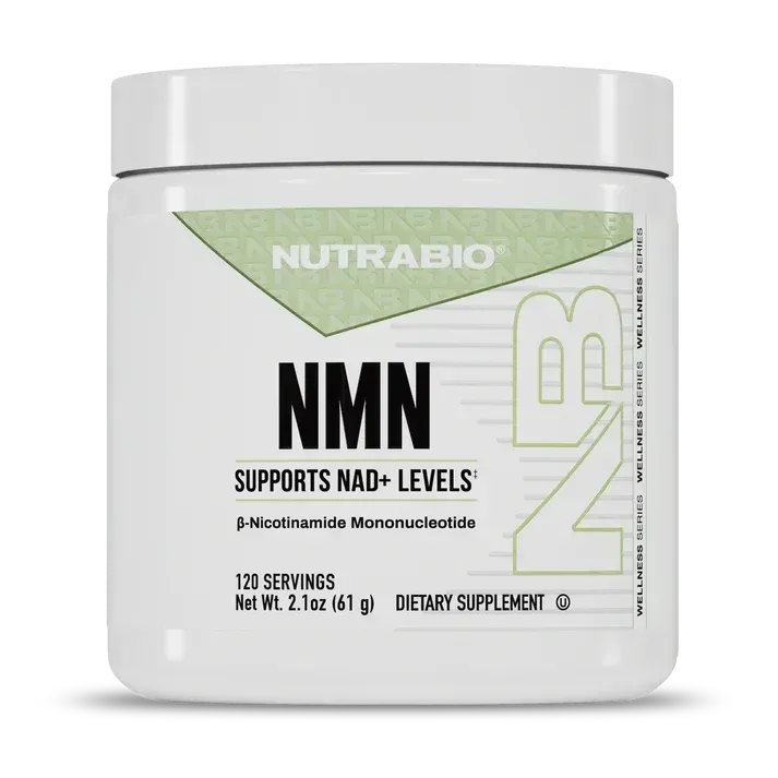 NutraBio NMN Nicotinamide Mononucleotide Powder, Flavor: Unflavored, Size: 120 Servings
