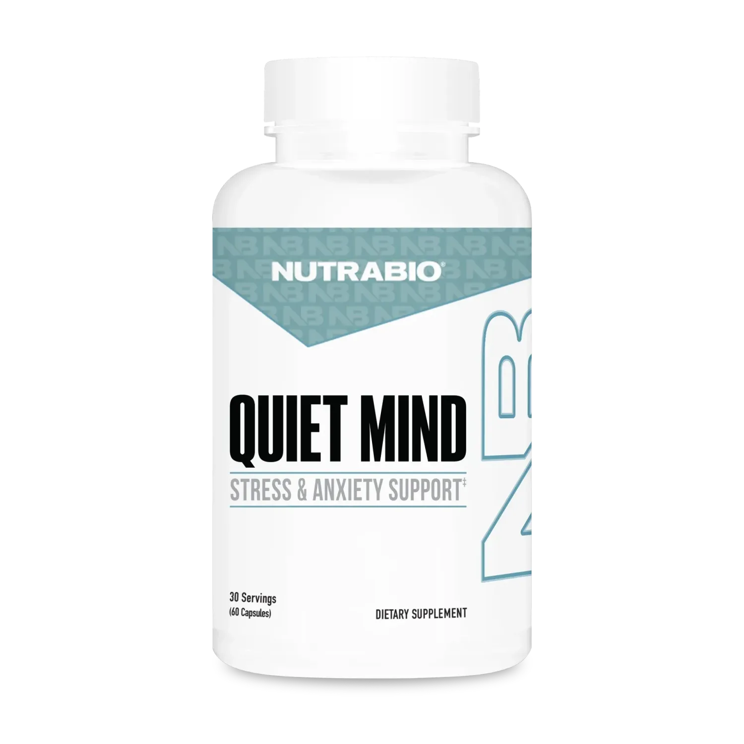 NutraBio Quiet Mind, Size: 60 Capsules