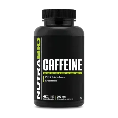 NutraBio Caffeine 200 mg