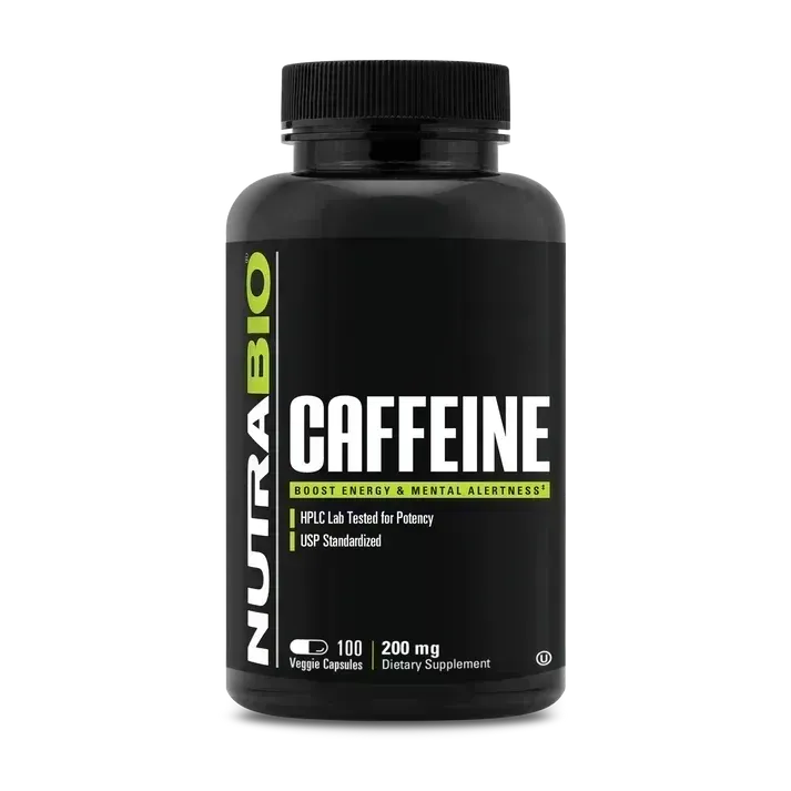 NutraBio Caffeine 200 mg