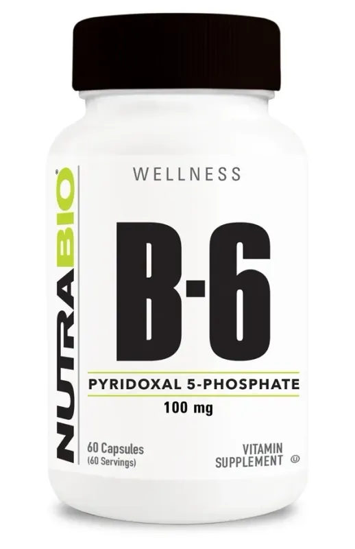 NutraBio Vitamin B-6 P5P 100 mg