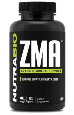 NutraBio ZMA 180 Capsules