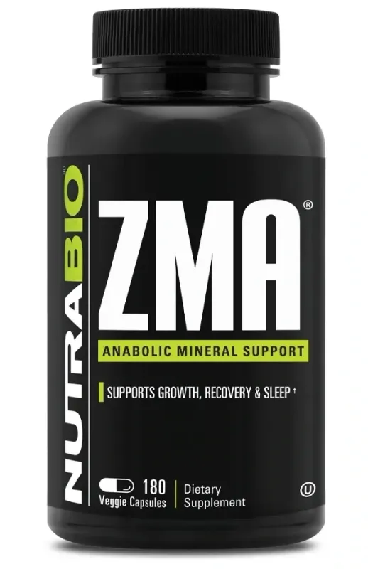 NutraBio ZMA 180 Capsules