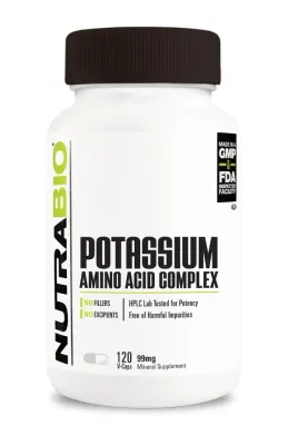 NutraBio Potassium Complex 99 mg