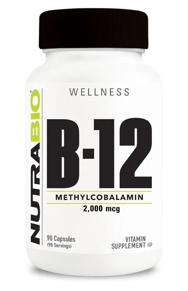 NutraBio Methyl B-12, Size: 90 Capsules