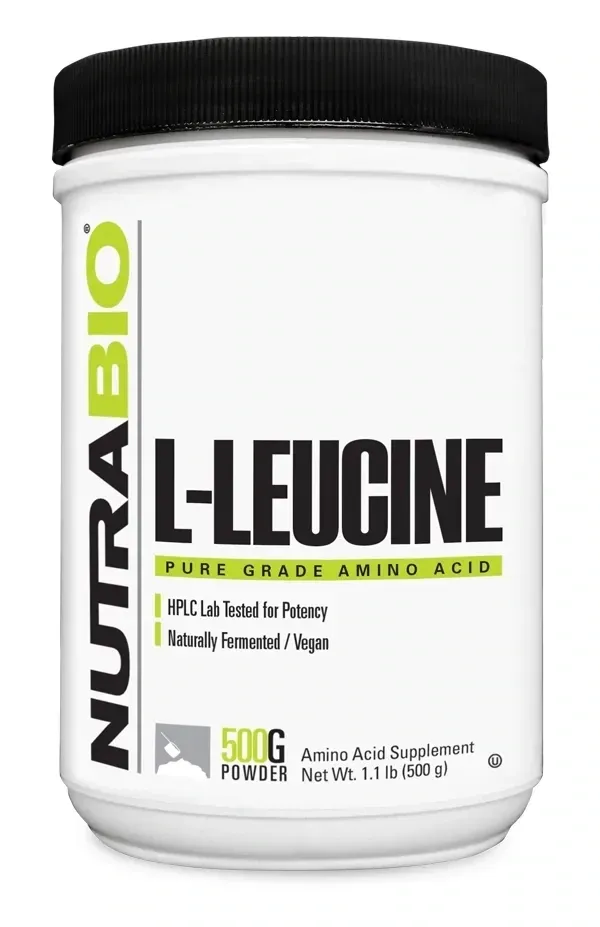 NutraBio Leucine Powder, Flavor: Unflavored, Size: 166 Servings