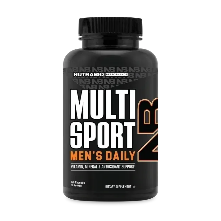 NutraBio MultiSport for Men Multivitamin, Size: 120 Vegetarian Capsules