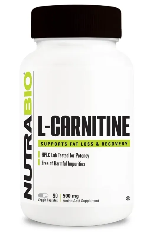 NutraBio L-Carnitine 500 mg