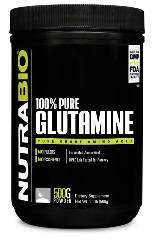NutraBio Glutamine 500 g
