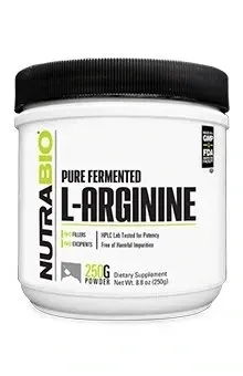NutraBio Arginine Powder, Size: 166 Servings