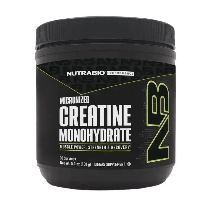 NutraBio Creatine Monohydrate 150 g, Flavor: Unflavored, Size: 30 Servings