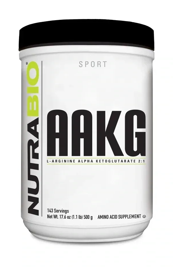 NutraBio Arginine AKG Powder, Size: 143 Servings