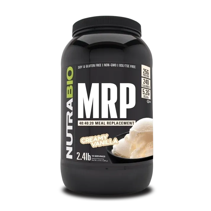 NutraBio MRP Meal Replacement Protein, Flavor: Creamy Vanilla, Size: 18 Servings