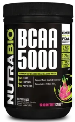 NutraBio BCAA 5000 Powder
