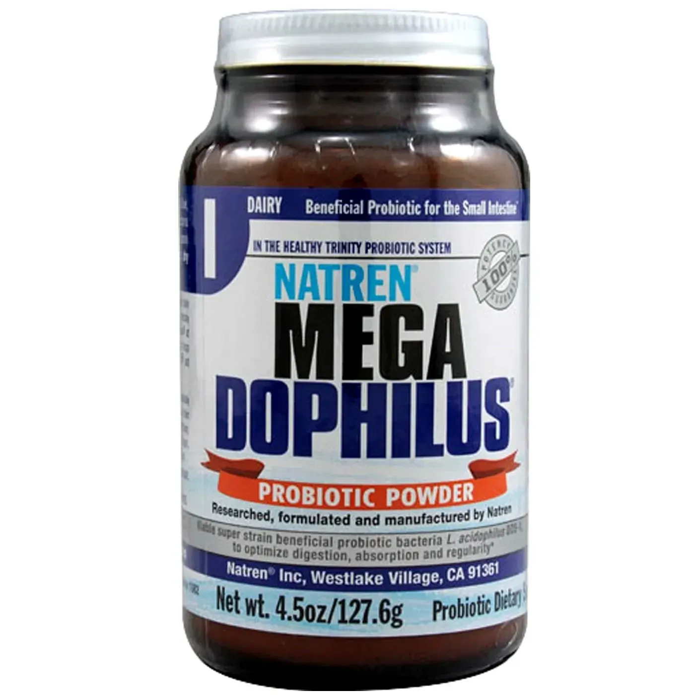 Natren Probiotics Megadophilus Powder (Dairy), Size: 125 Servings