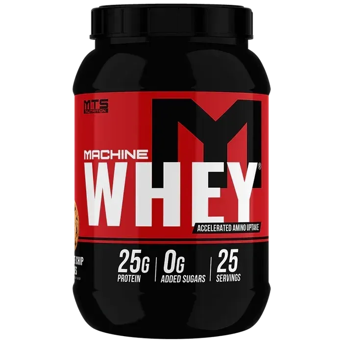 MTS Nutrition Machine Whey Premium Whey Protein Powder, Flavor: Chocolate Chip Cookies, Size: 25 Servings