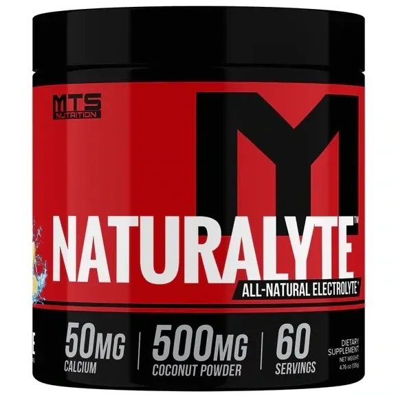 MTS Nutrition NaturaLyte Electrolytes, Flavor: Refreshing Lemonade, Size: 60 Servings