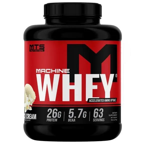 MTS Nutrition Machine Whey Protein, Flavor: Vanilla, Size: 5 lb